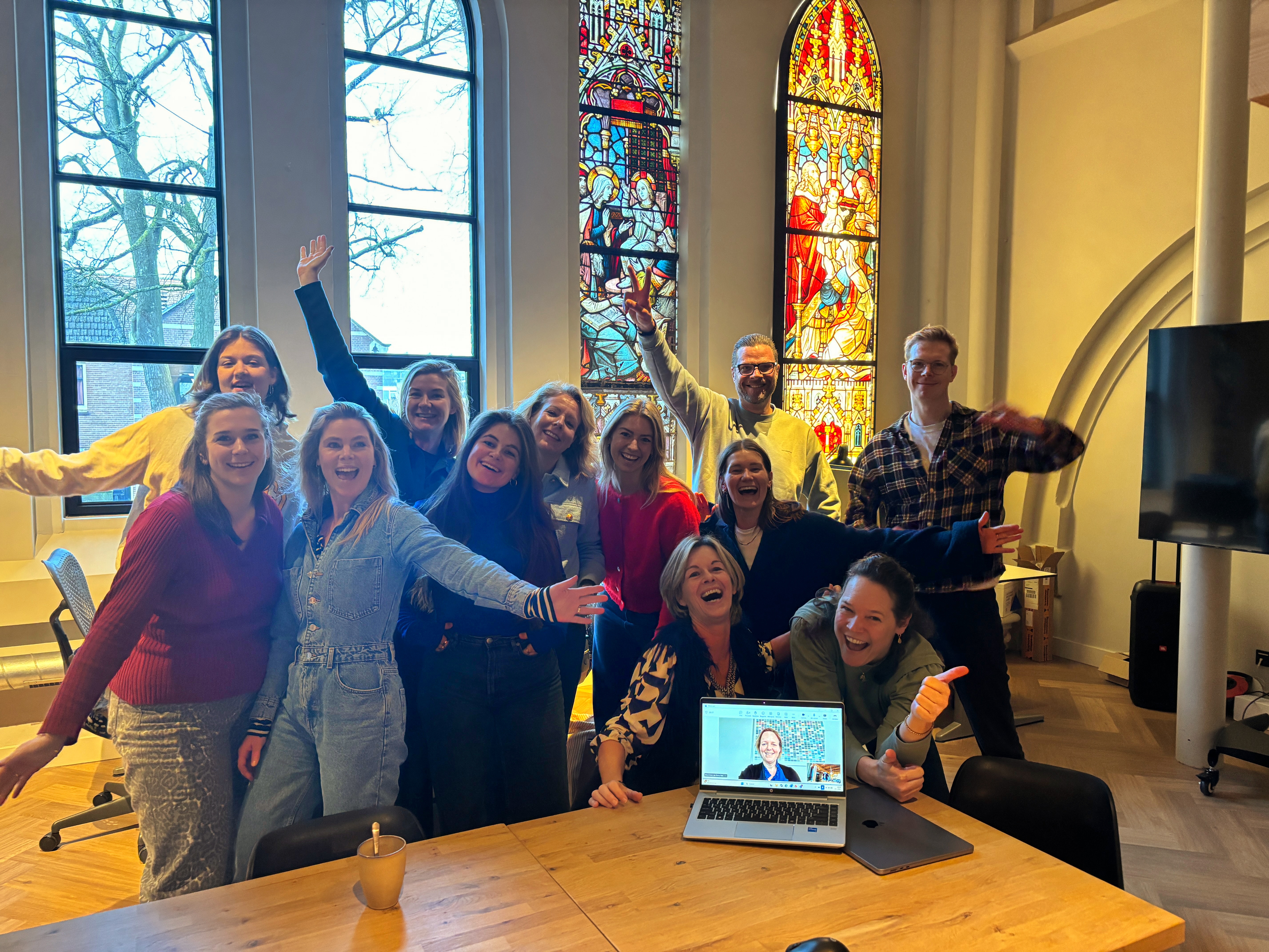 Blue monday teamfoto Blue monday teamfoto